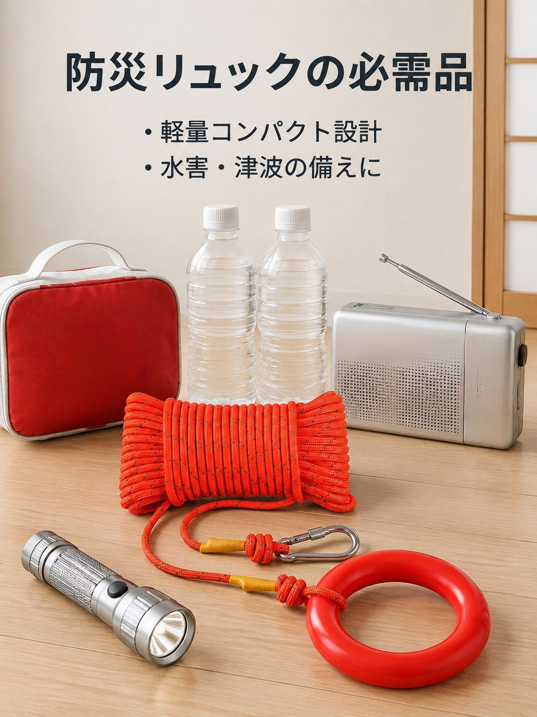 プロの水上ガイドが使う救命ロープ