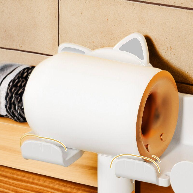 All-in-One Hair Dryer Organizer Rack