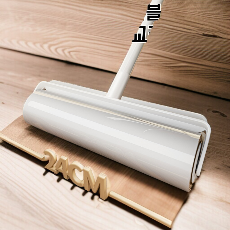 가정용 머리 흡입 롤러 브러시 긴 막대 신축성 찢어진 교체 롤러 점모기 침대 바닥 청소 먼지 롤러 브러시