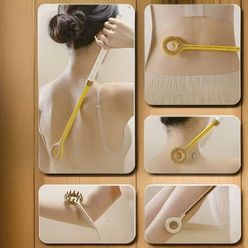 [背中を掻くための道具] 伸縮式かゆみ掻き器