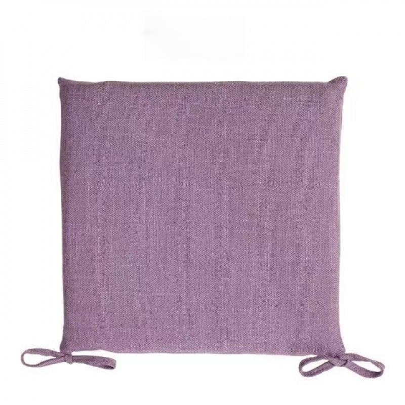 Detachable Washable Simple Linen Chair Cushion, Thickened and Breathable Seat Pad