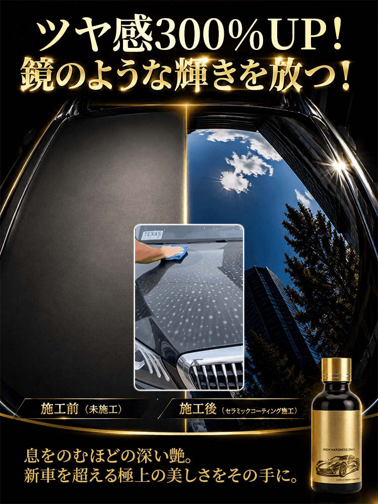 高耐久車用セラミックコーティング剤セット