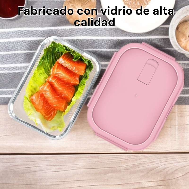 Recipiente de vidrio para conservar alimentos