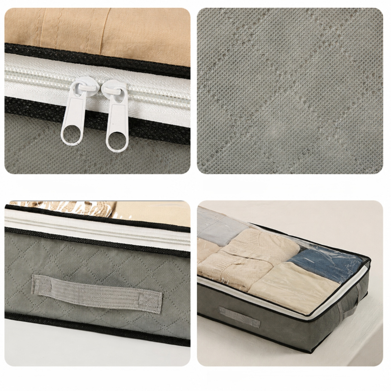 Large Capacity Dustproof and Moistureproof Under Bed Storage Bag