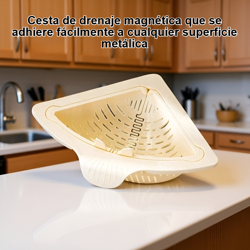 Cesta de drenaje magnética