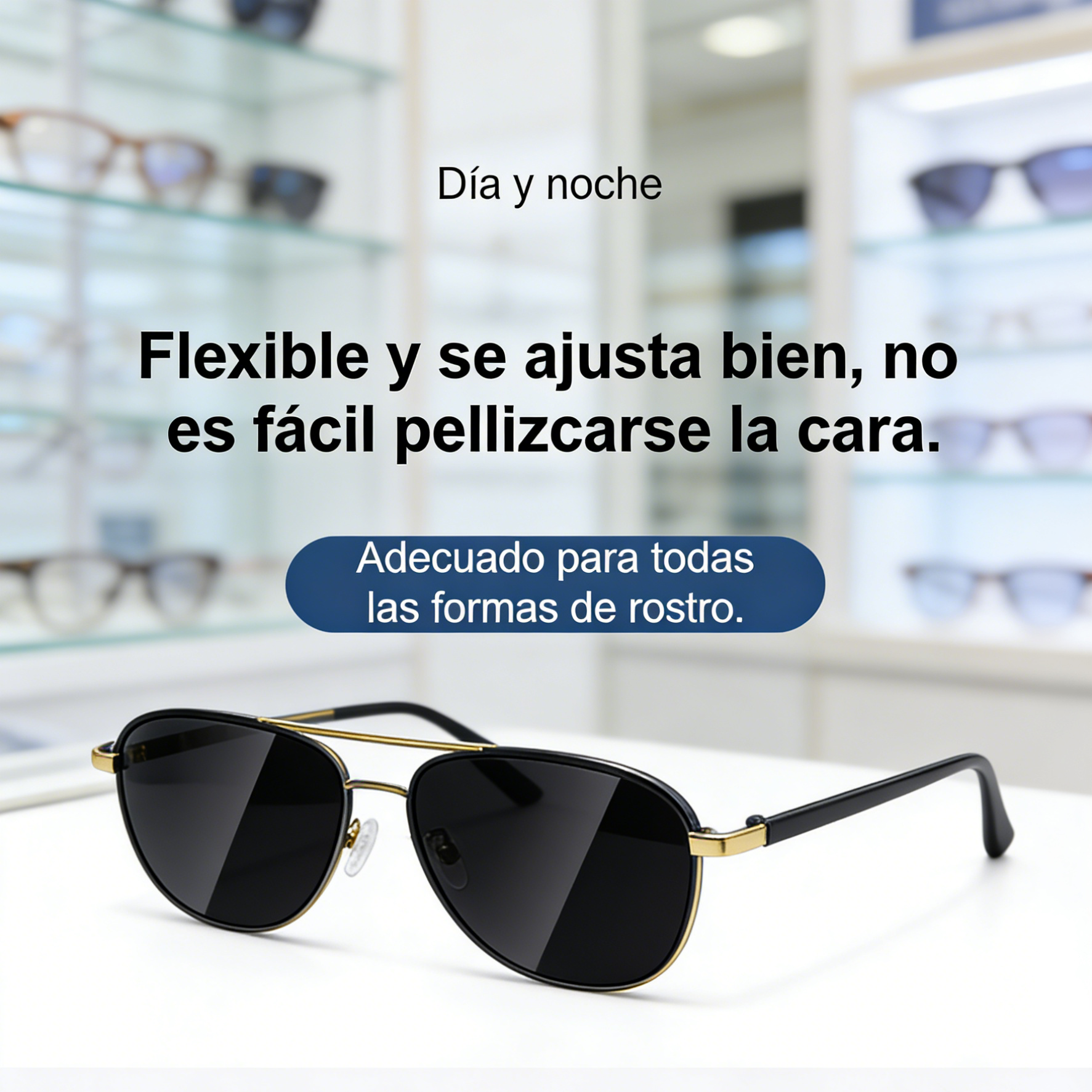 Gafas de sol polarizadas de alta definición estilo aviador