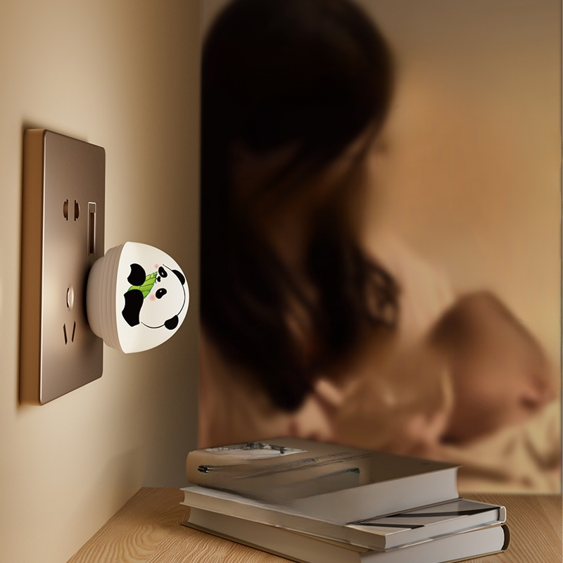 可愛熊貓小夜燈