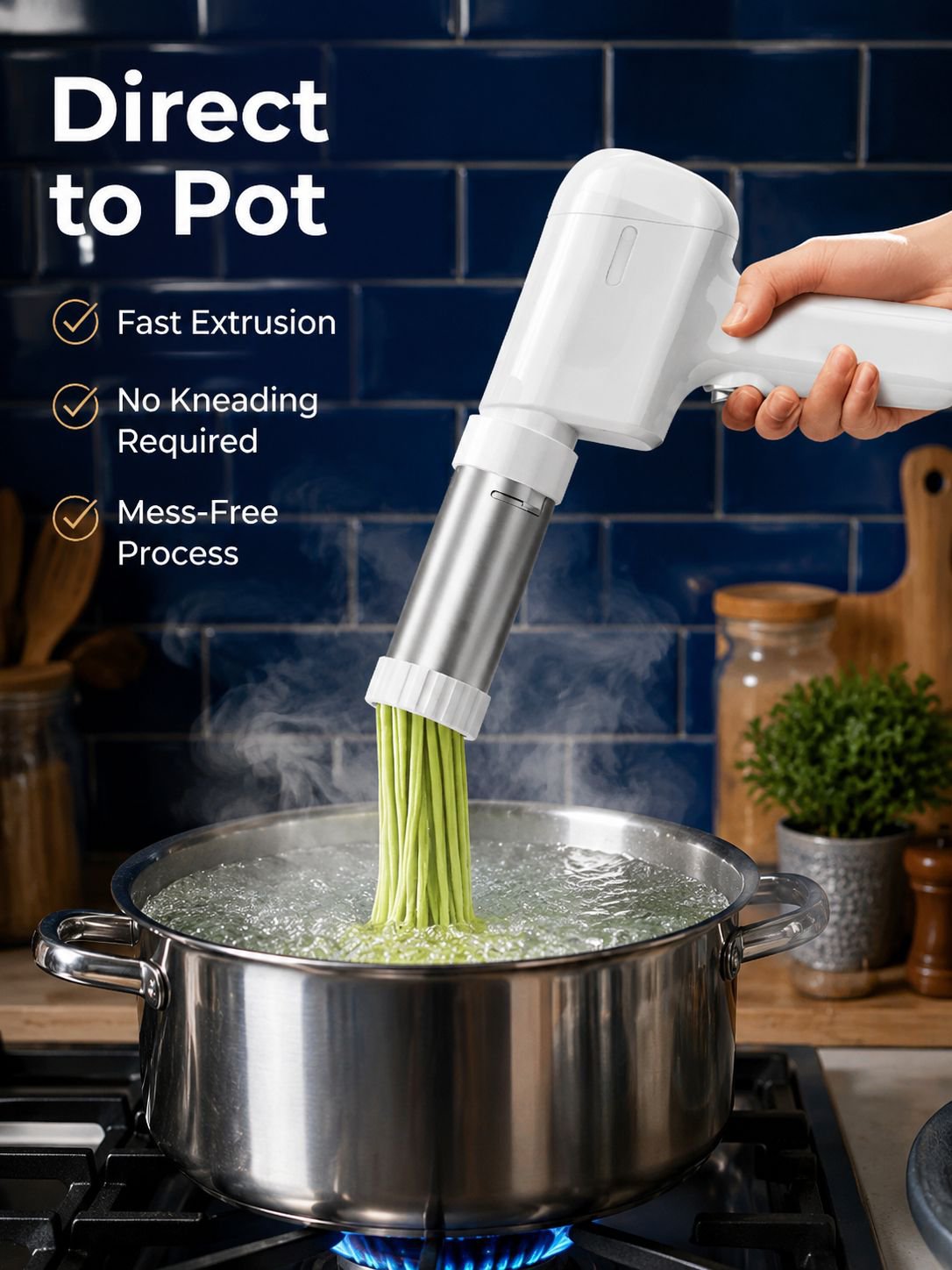 Handheld Noodle Maker Household Mini Pasta Machine