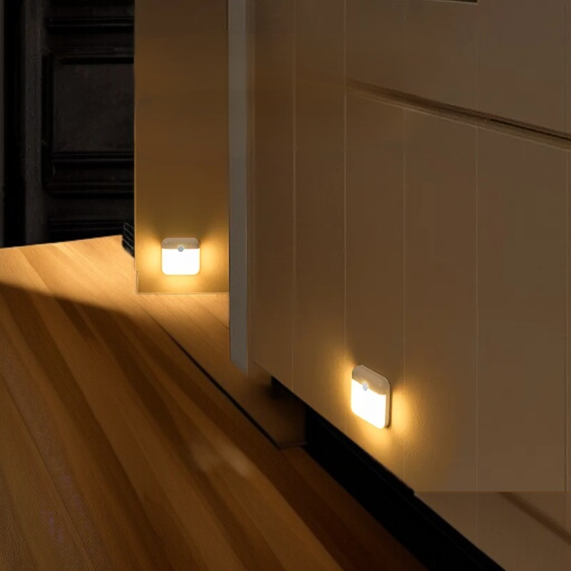 스마트 인체감응 무드등 무선 에너지절약 조명 무드등 스퀘어 침실 무드등