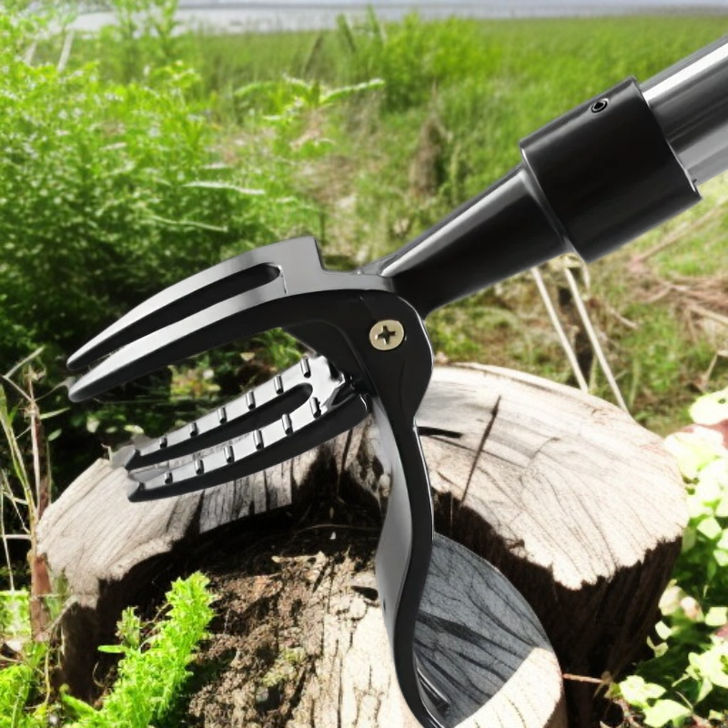 Weed puller with aluminum claw