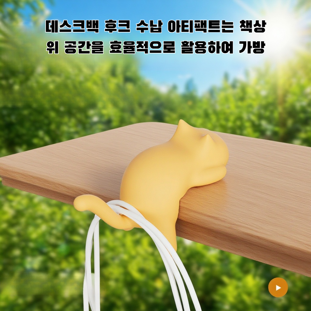 데스크백 후크 수납 아티팩트