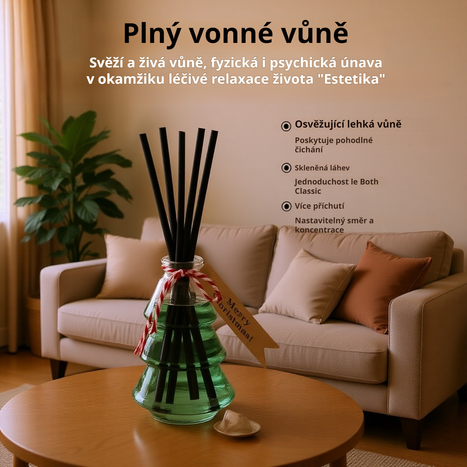 Vánoční dárková sada bezplamenné aromaterapie
