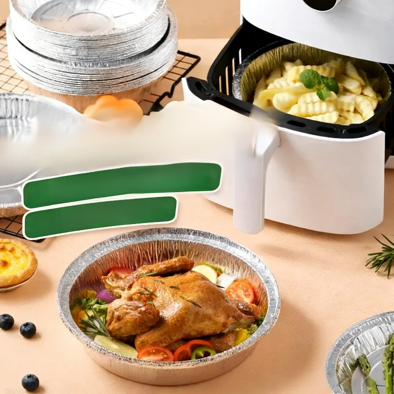 No Wash Aluminum Foil Trays for Air Fryer