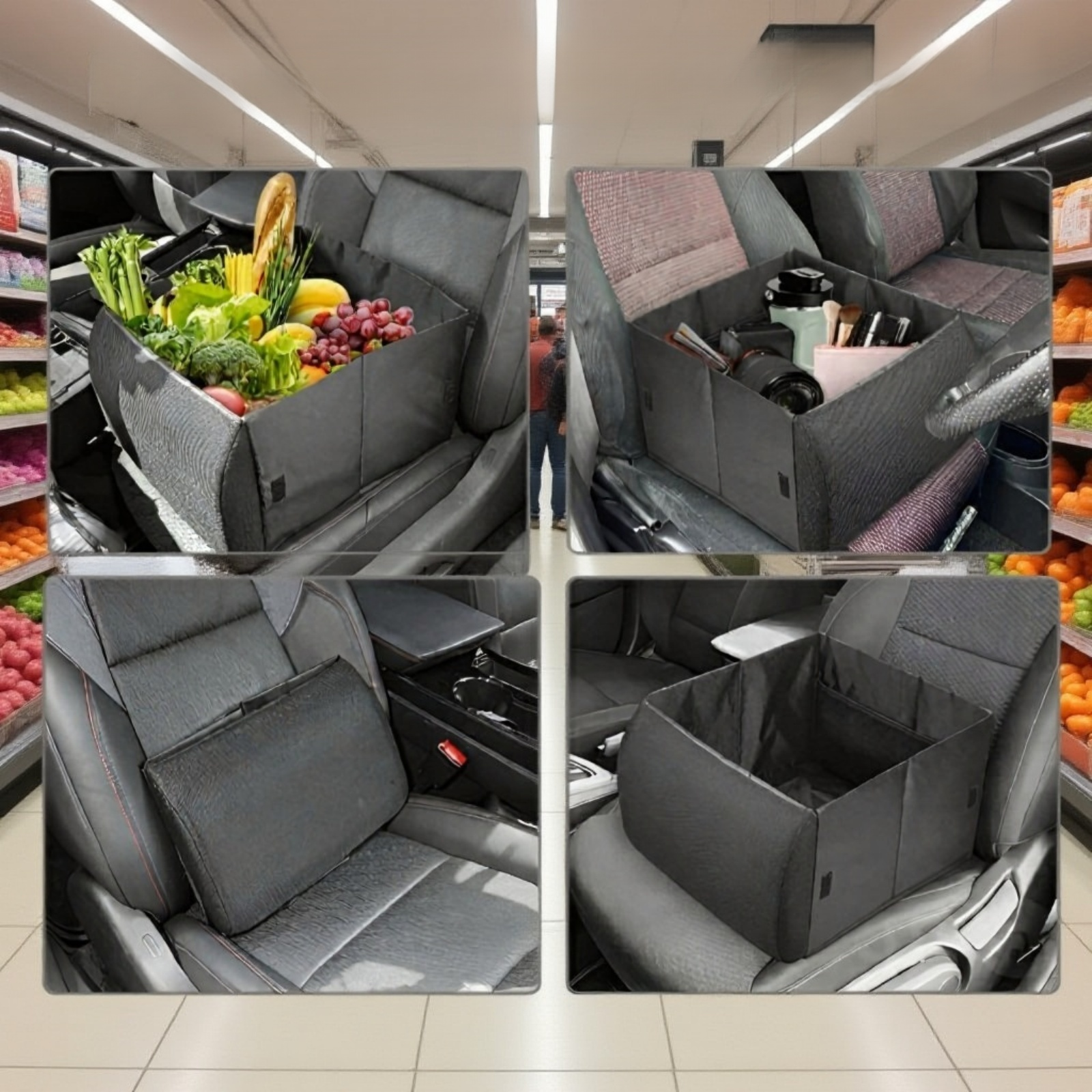 صندوق تخزين للسيارة يوفر دعم للظهر