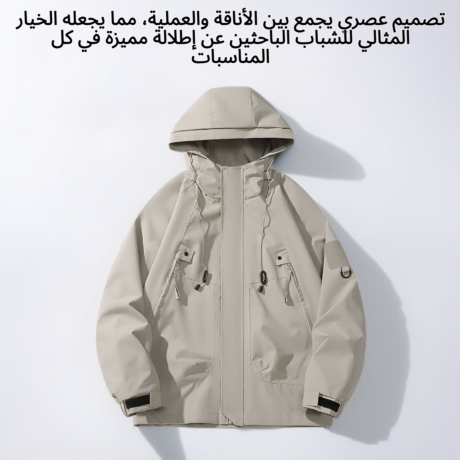 جاكيت واقٍ من الرياح عصري للشباب