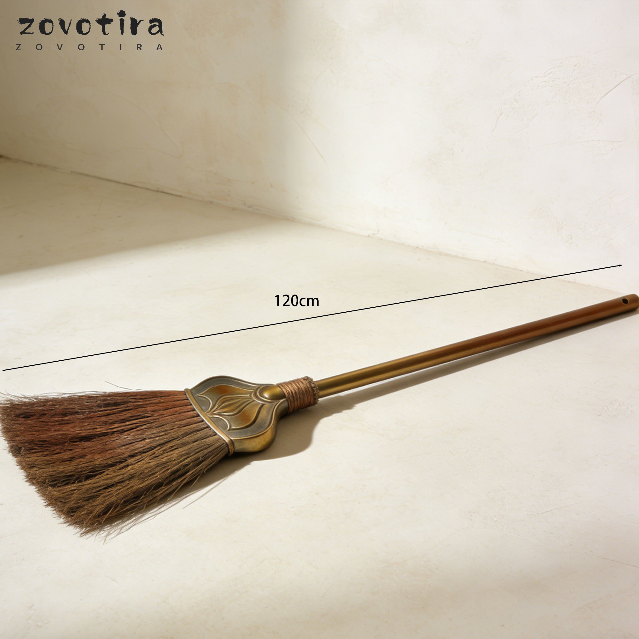 หัวไม้กวาดพลาสติกไม่หักง่าย