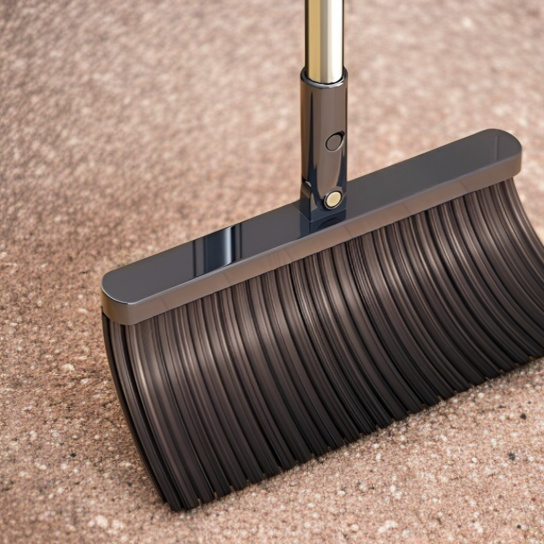 Escoba de cerdas suaves con recogedor para limpieza eficiente