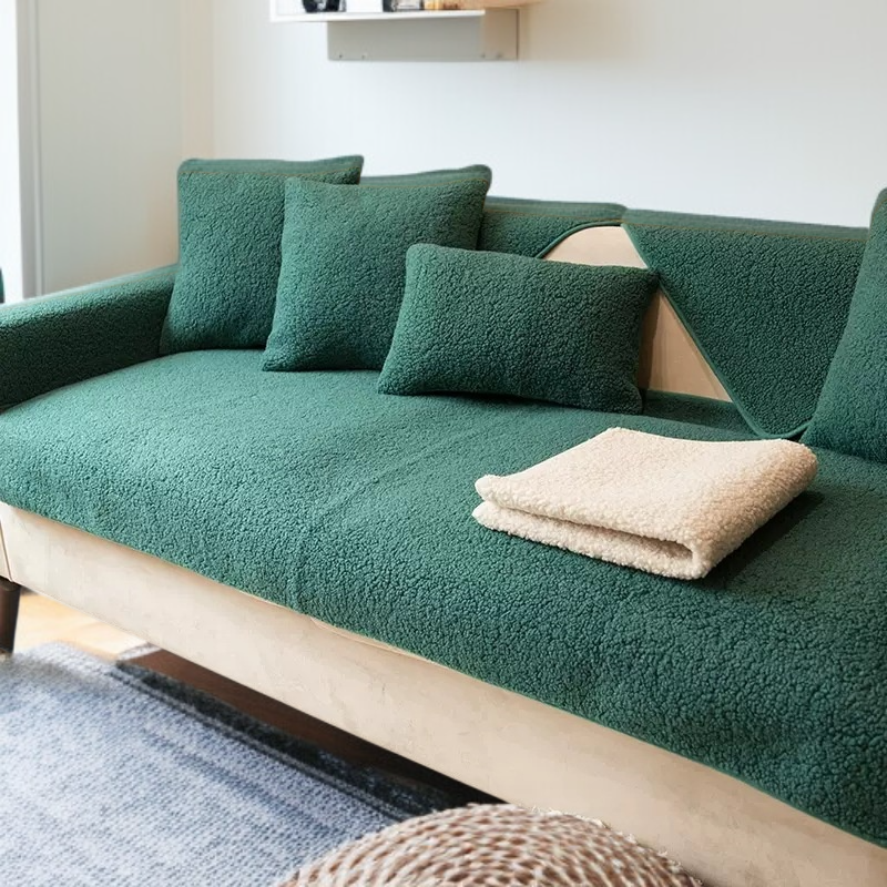 厚手滑り止めカシミヤソファクッション 四季通用 北欧風ソファカバー
