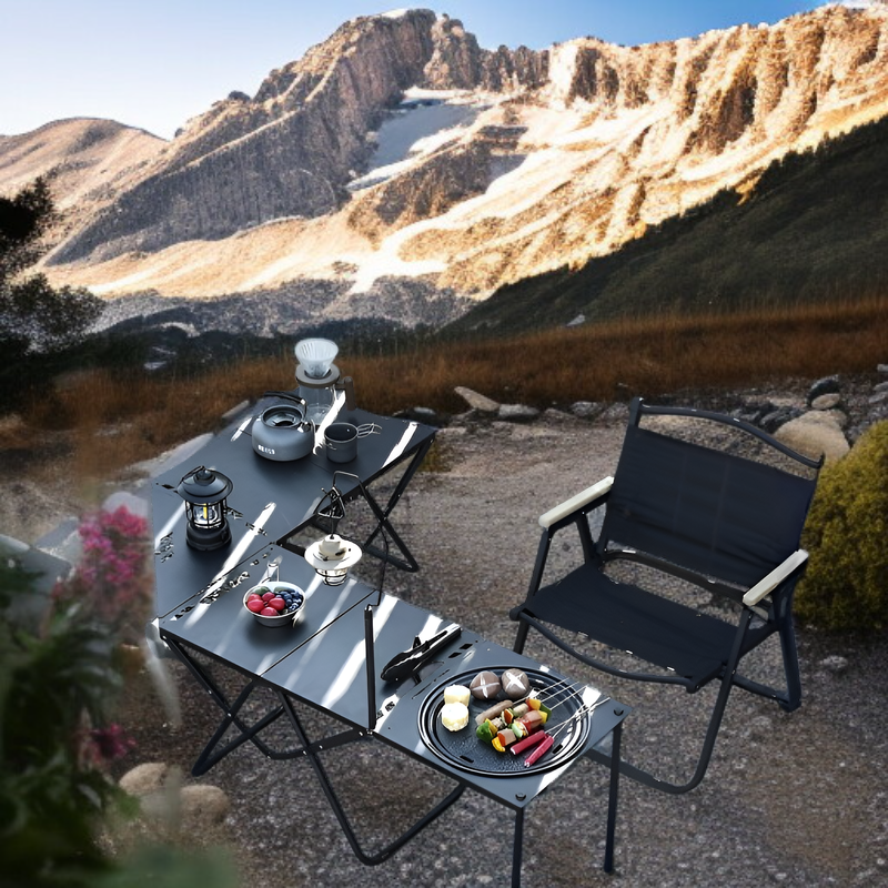 IGT 전술형 접이식 아웃도어 테이블 캠핑 다기능 테이블