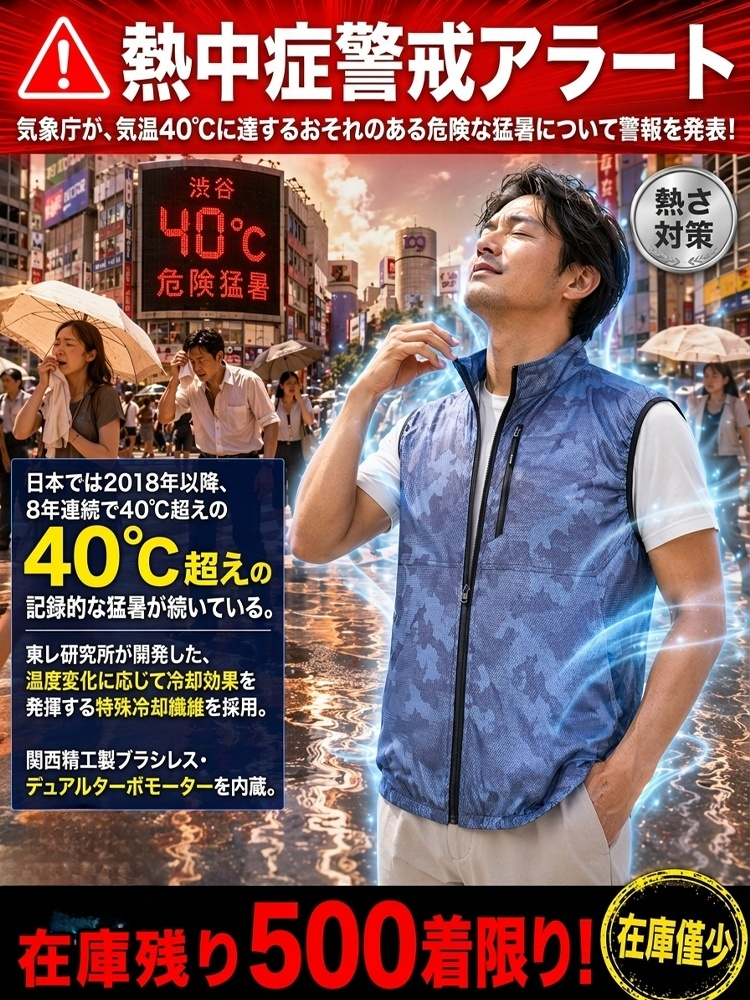 【1秒冷感】空調服