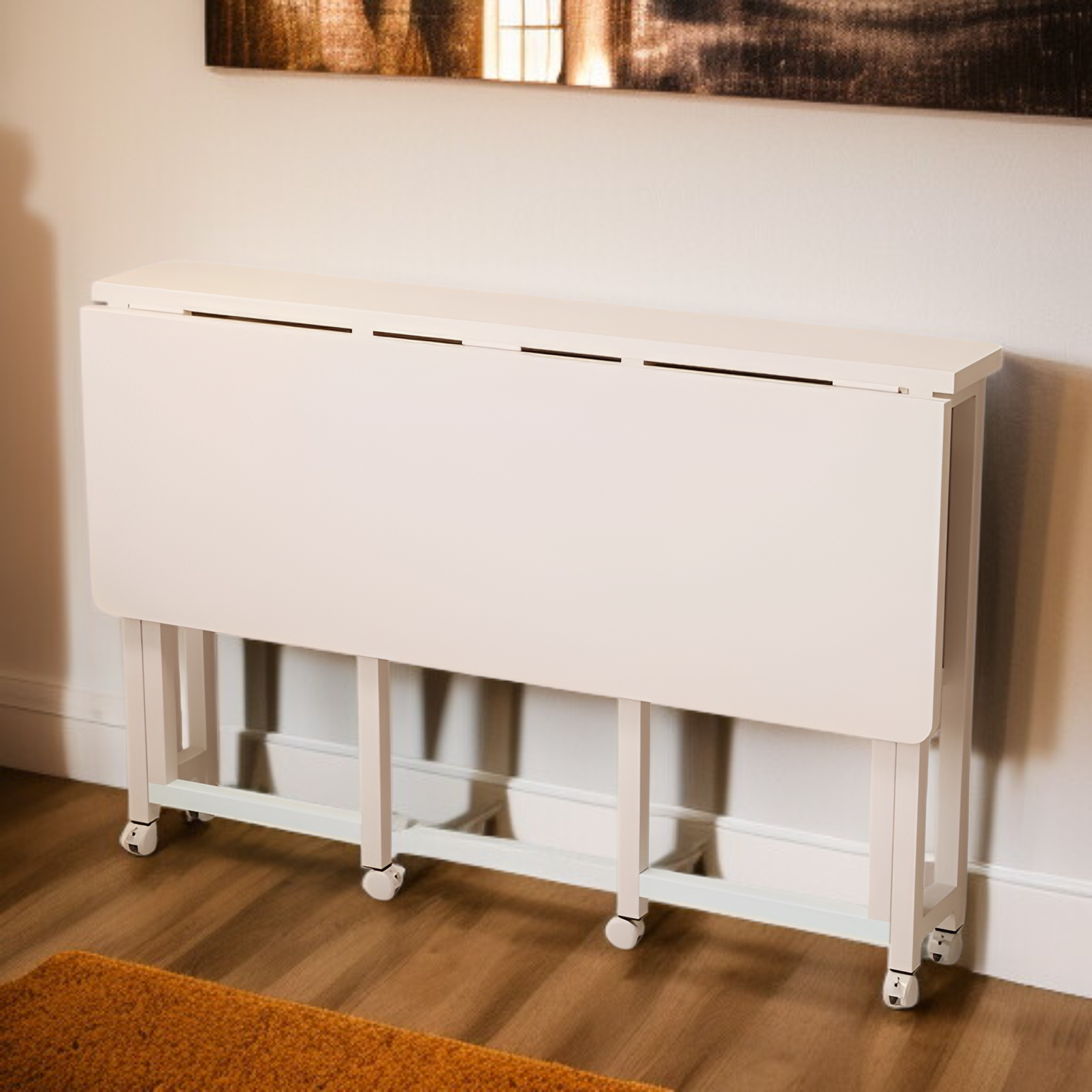 작업실을 위한 접이식 수납 테이블