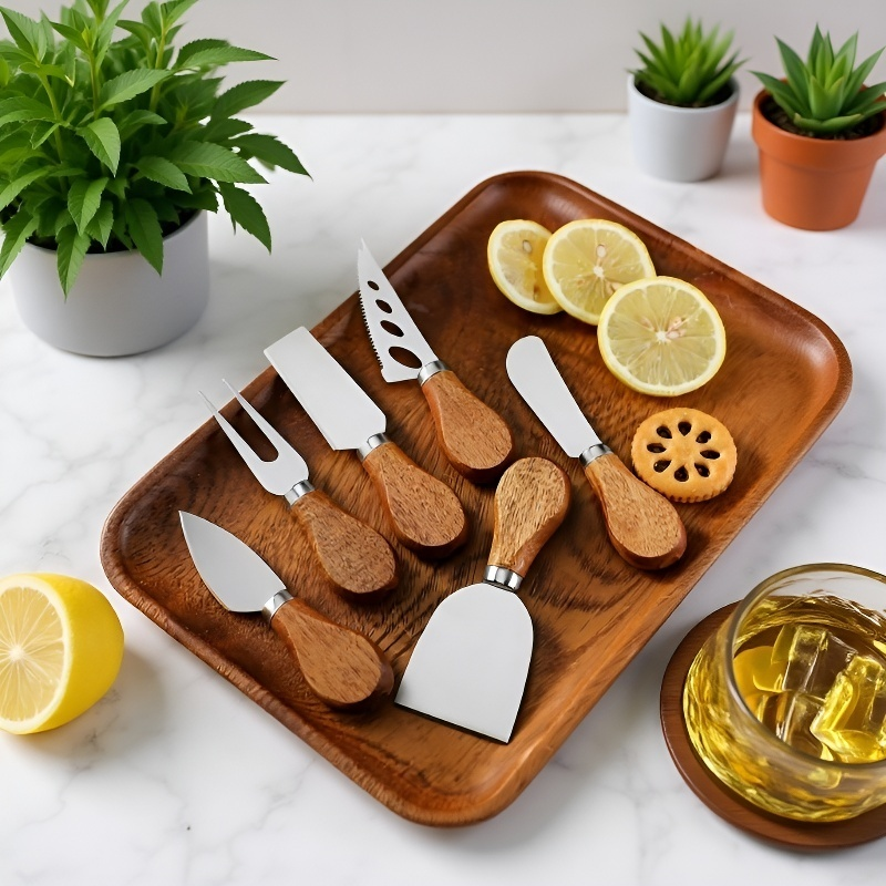 تصميم عصري لطقم سكاكين الجبن