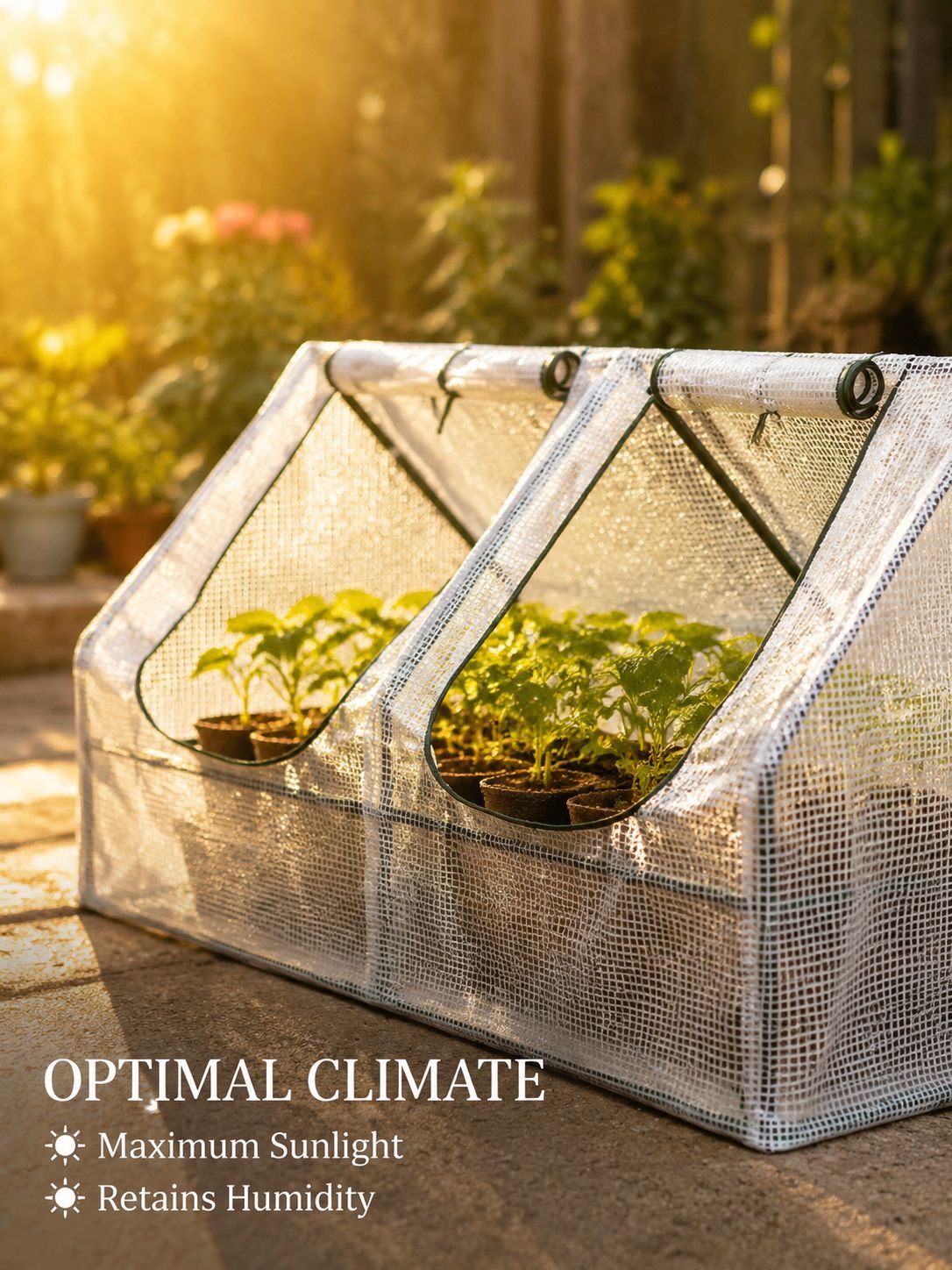 Frostproof Home Greenhouse for Balcony, Patio, Garden, and Outdoor Use