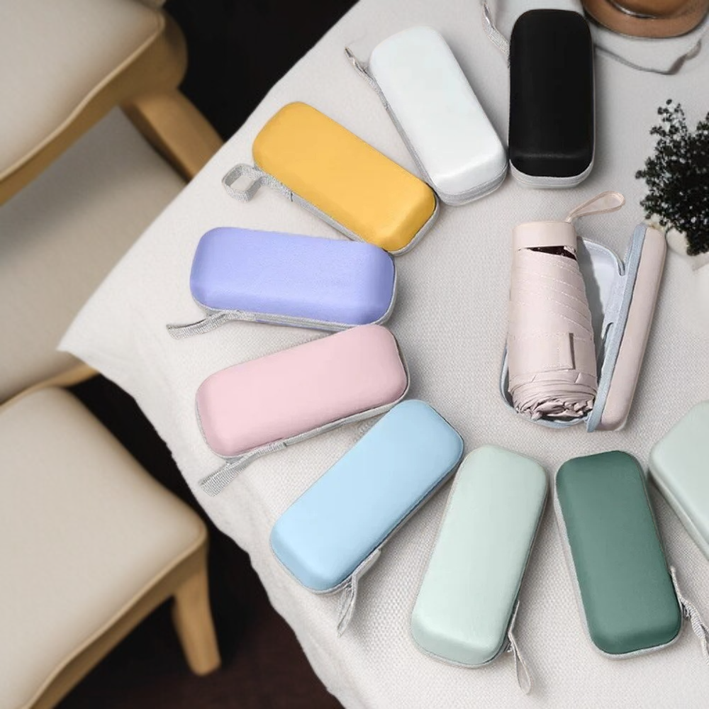 Portable Black Capsule UV Blocking Mini Umbrella for Summer