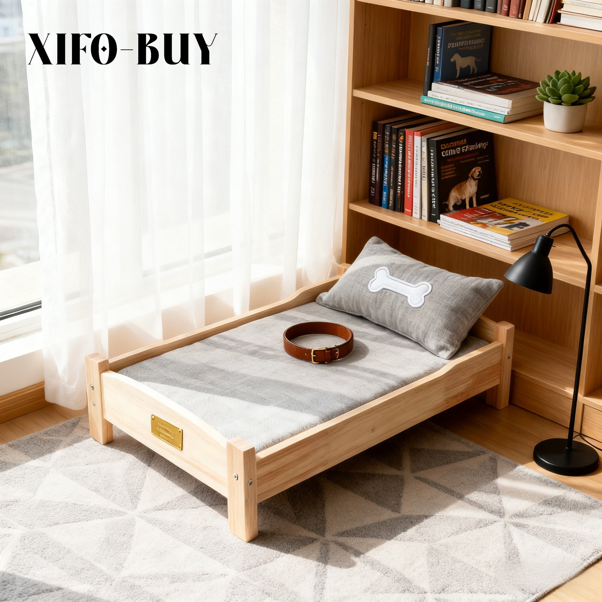 เตียงสัตว์เลี้ยงไม้