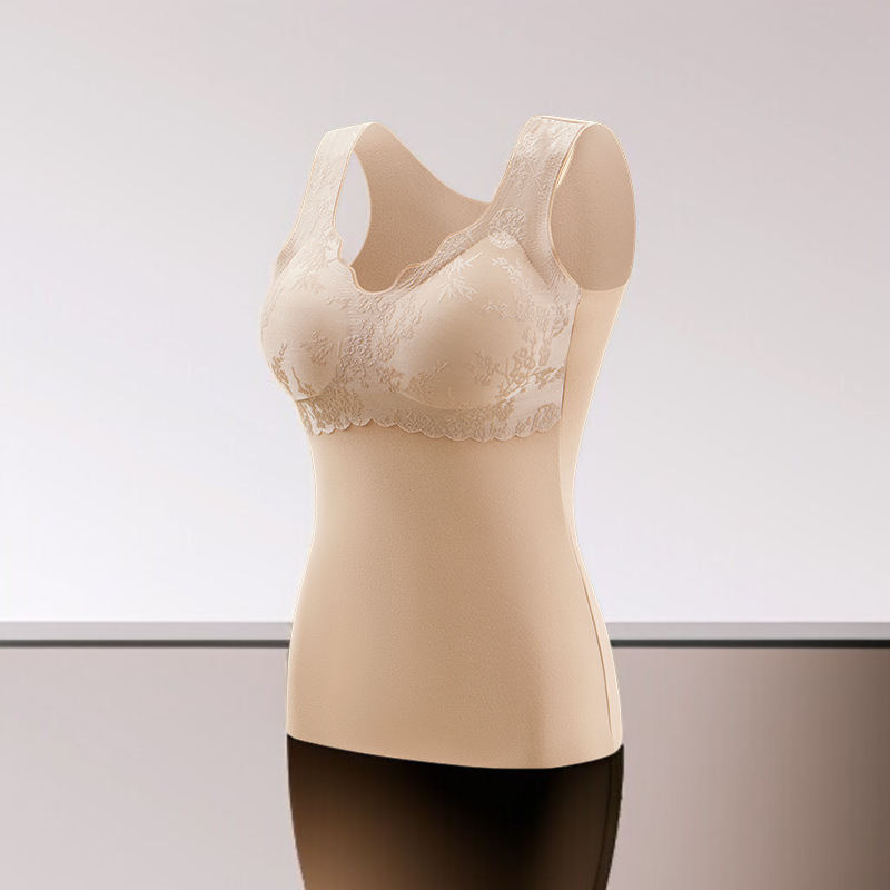 Ladies' invisible and seamless warm vest