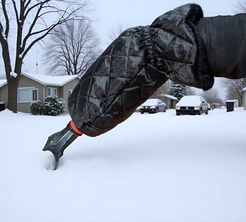Comfortable thermal gloves for winter car care