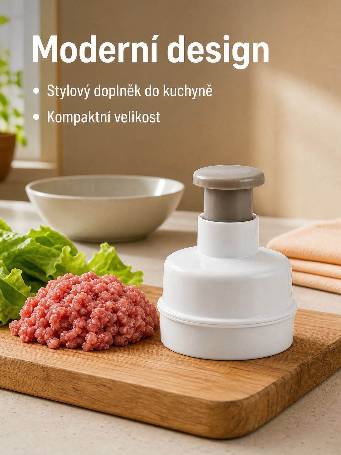 Automatický zpětný kulatý lis na maso