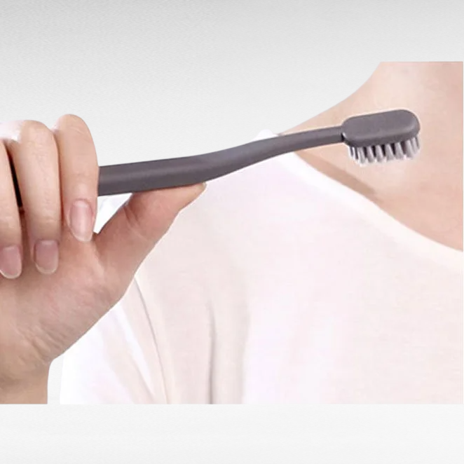 가족 여행용 일본 스타일 마카롱 소프트 칫솔 4개 세트