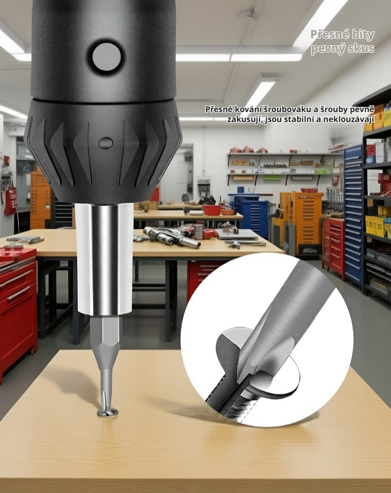 Odolné materiály ráčnových šroubováků