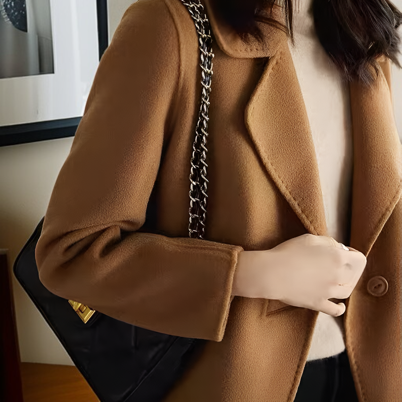 女性用プチショート両面コート