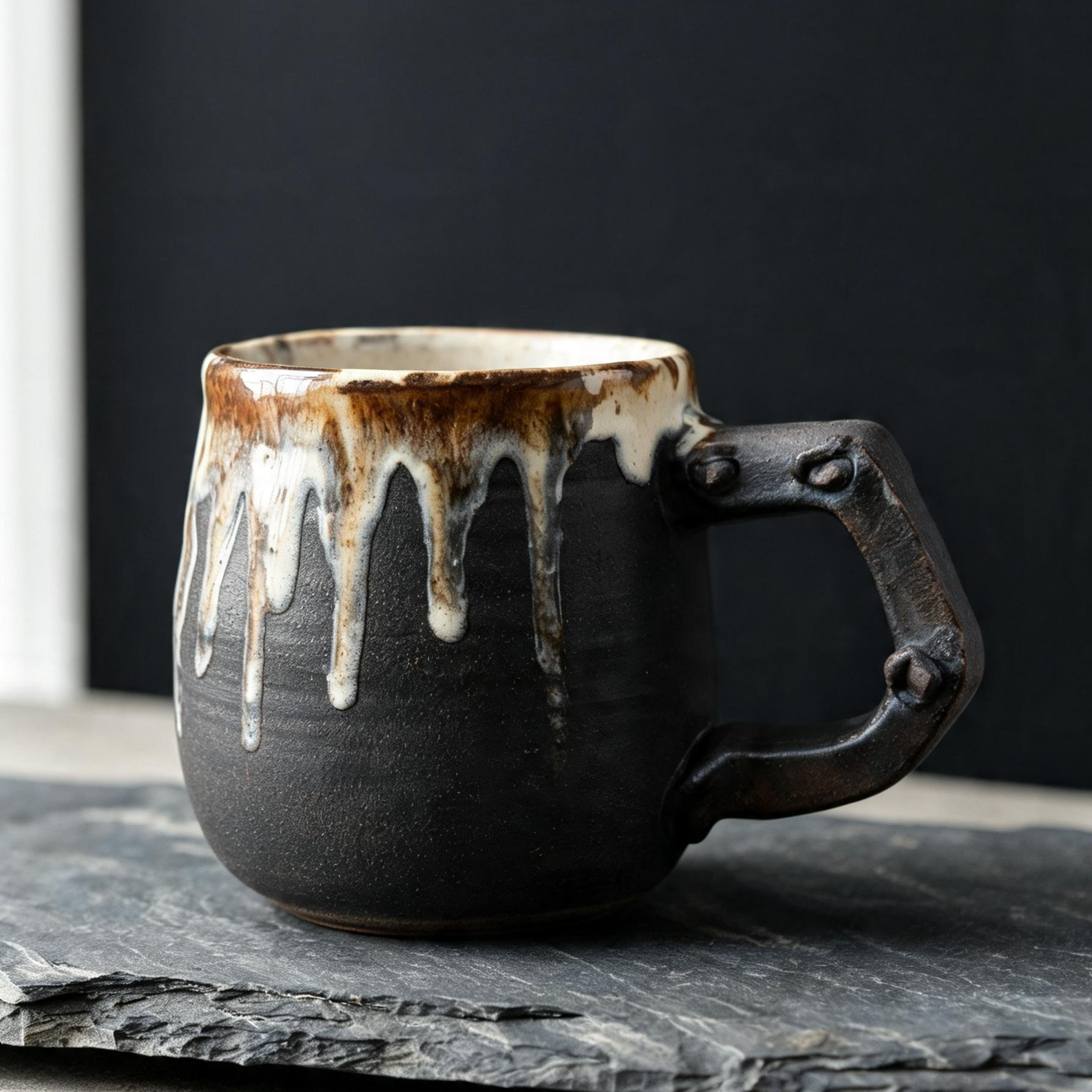 Unique coffee mug featuring abstract art patterns