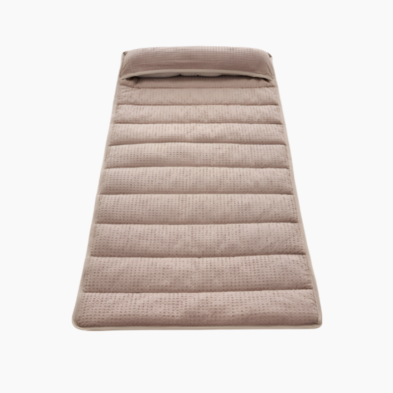 旅行に欠かせない調節可能な首の保護睡眠枕カバーキルトトラクション円筒形枕コア頭皮