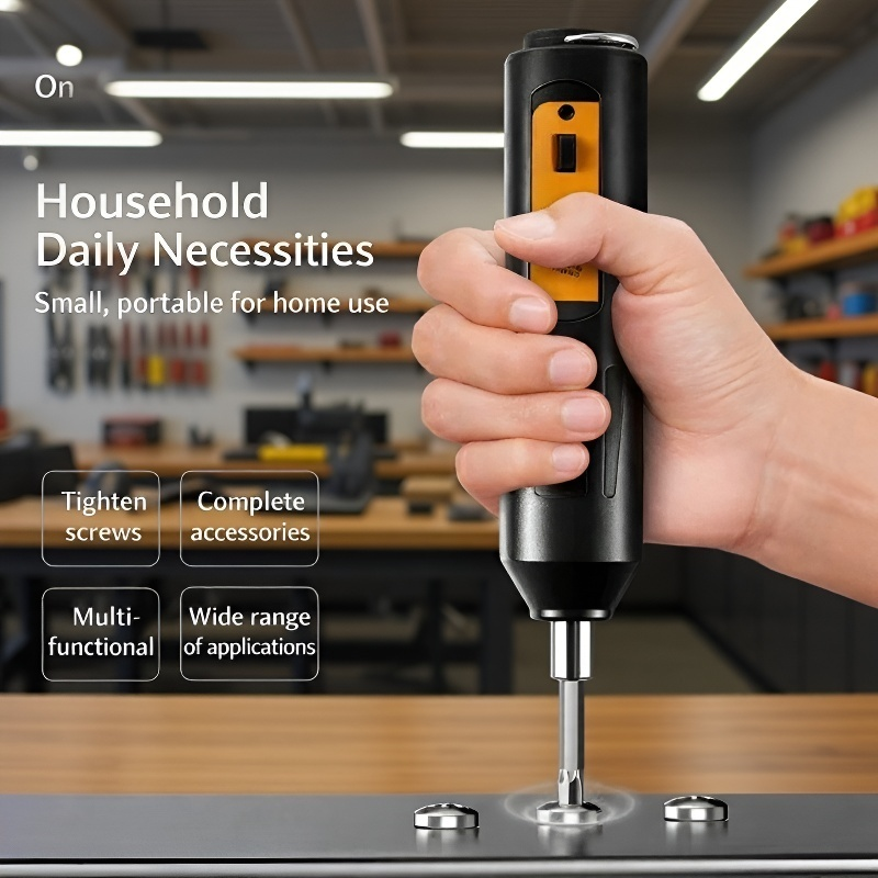 Rechargeable Electric Screwdriver Impact Drill Set for Home Use