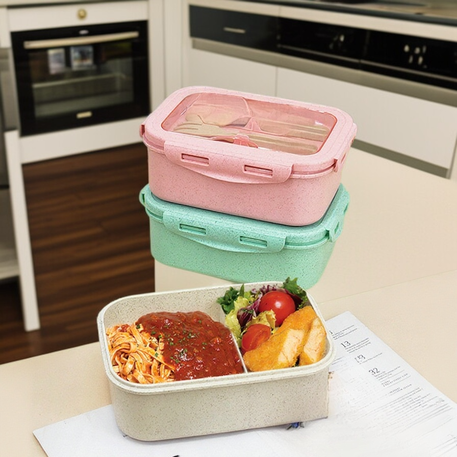 Reusable meal prep box for office workers