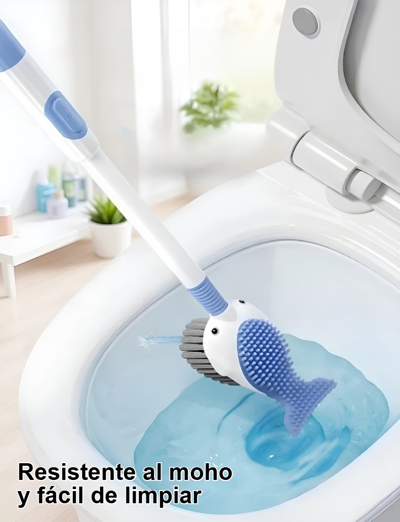 Cepillo de baño de silicona para base de baño
