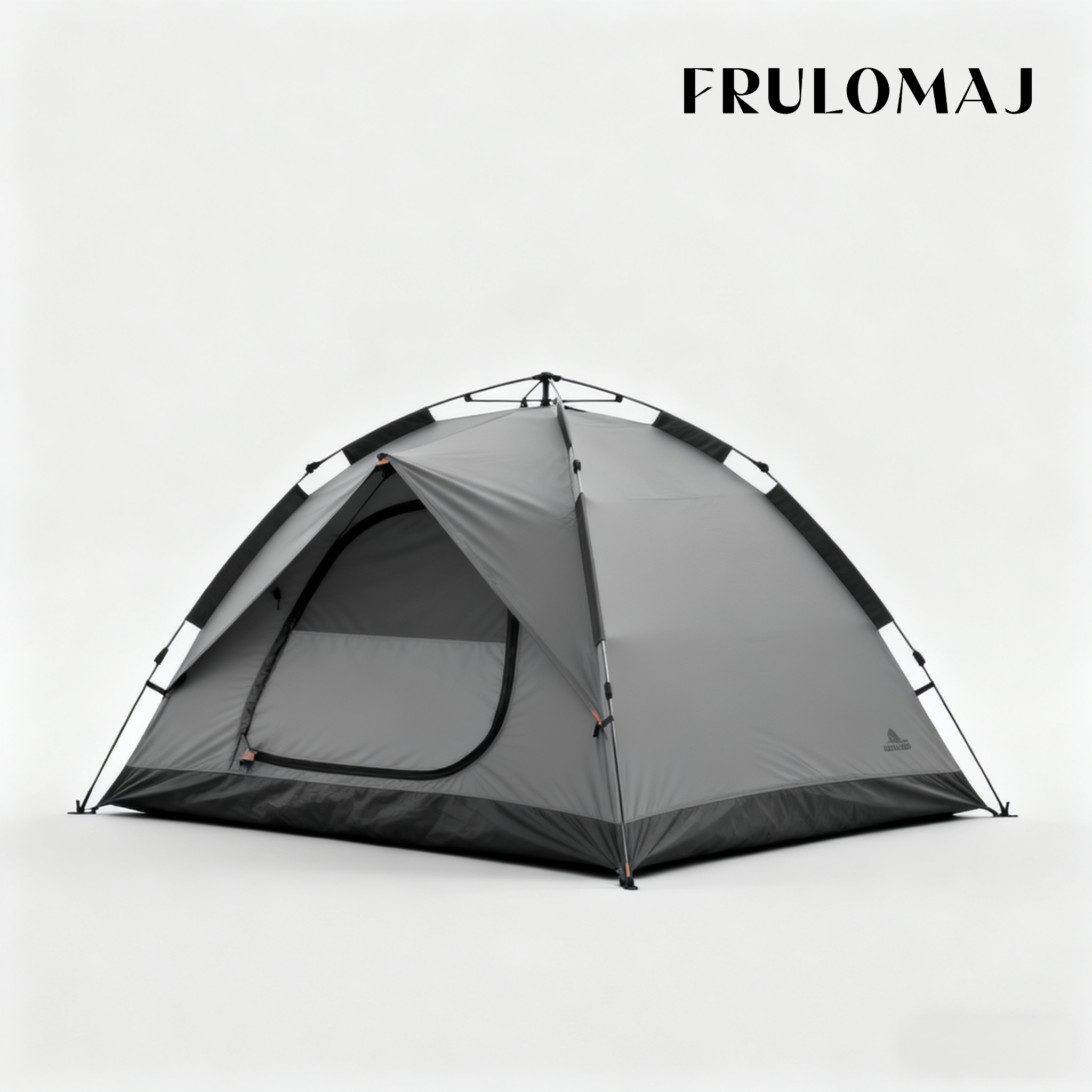 เต็นท์ตั้งแคมป์สีเทา