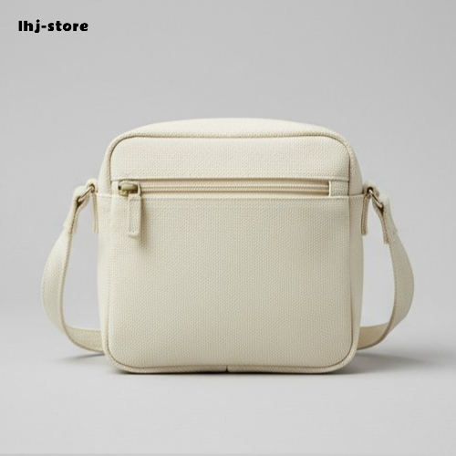 Großvolumige Crossbody-Pendlertasche für Damen in Schwarz