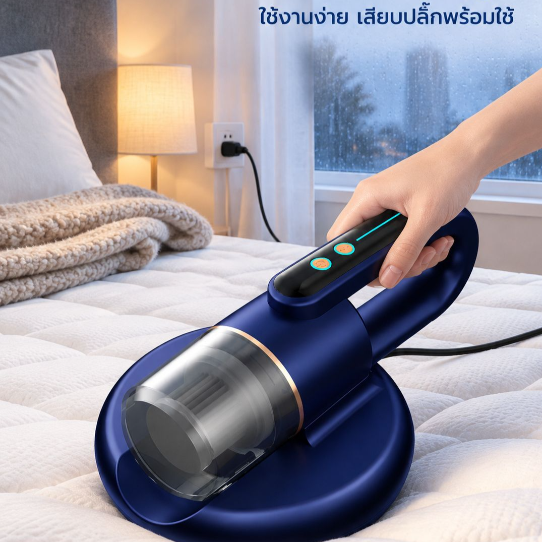 เครื่องดูดฝุ่นขนาดเล็กกำลังแรงสำหรับกำจัดไรฝุ่น