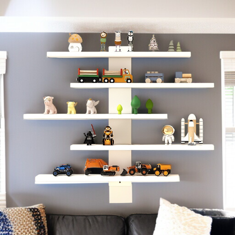 簡単に取り付けられる壁掛け収納ラック