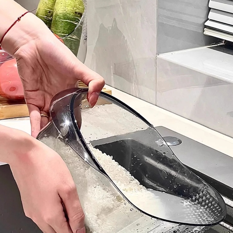 大容量の洗米・水切りバケツ