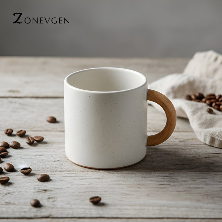 심플한 디자인의 머그컵 정면 이미지