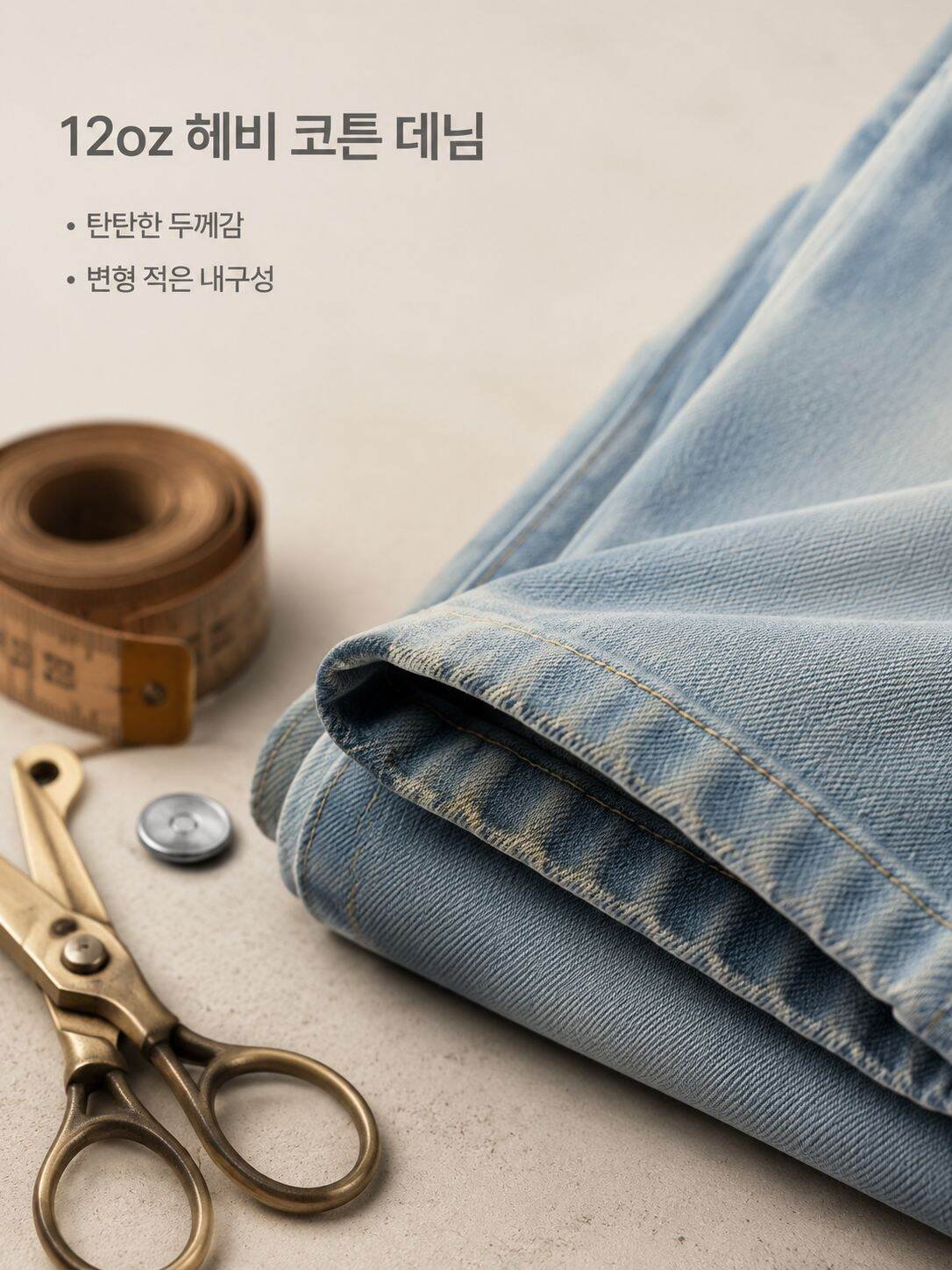 캐주얼 스타일의 데일리 청바지