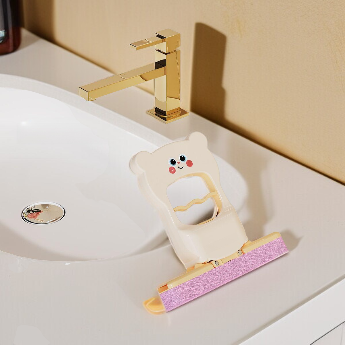 가정용 탁상용 게으름뱅이 접이식 미니멀티 밀대 대체 코튼 흡수 손걸림 행주