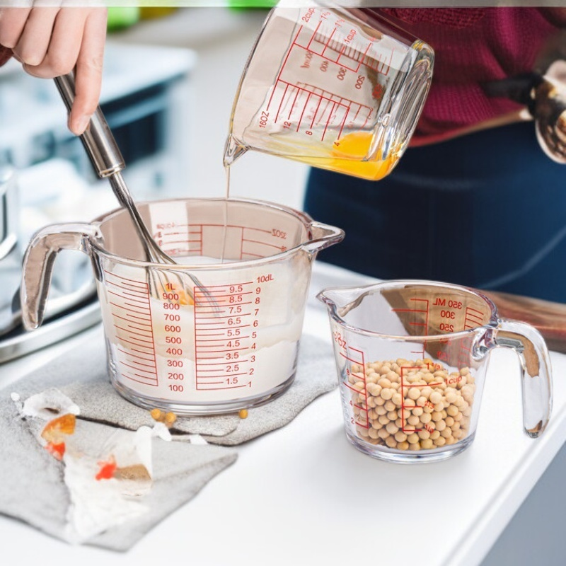 내열성 주방 유리 계량컵