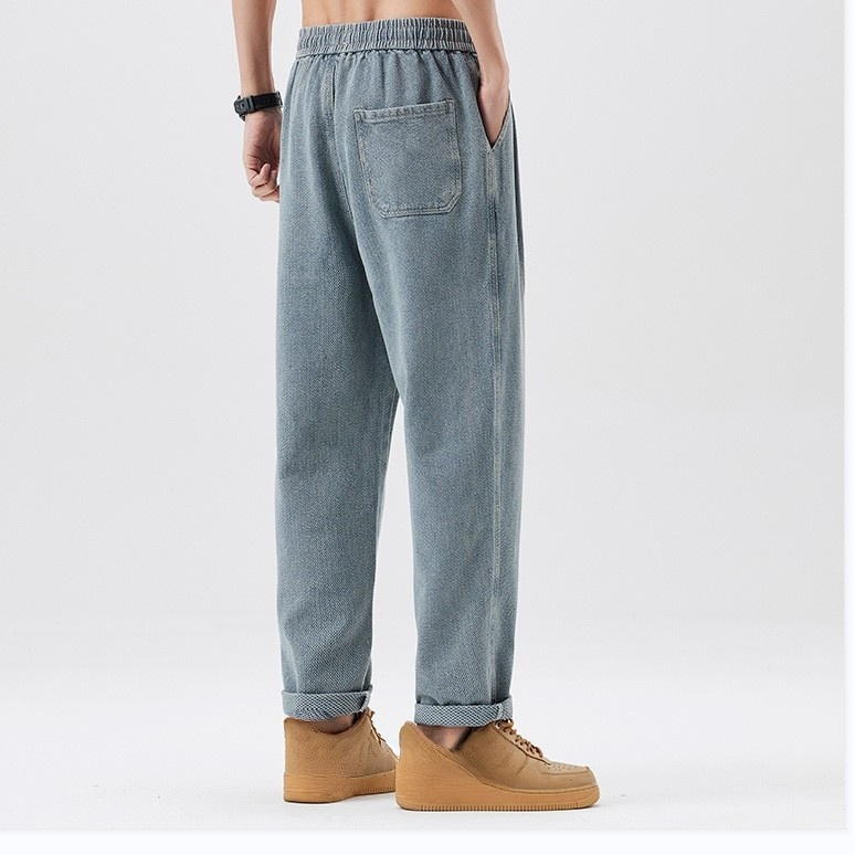 Herren Sommer Locker Gerade Jeans – Sternenhimmel Design